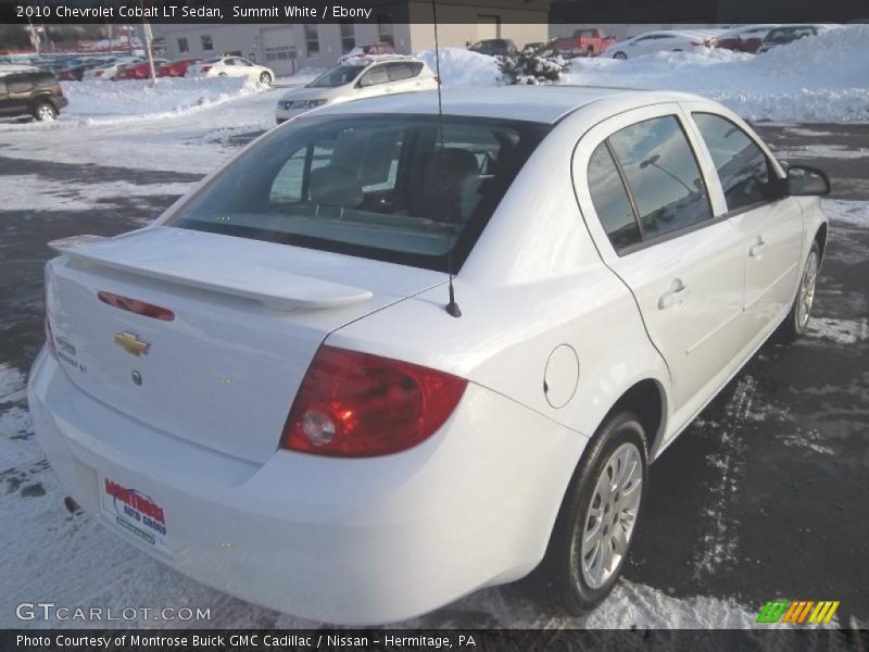 Summit White / Ebony 2010 Chevrolet Cobalt LT Sedan