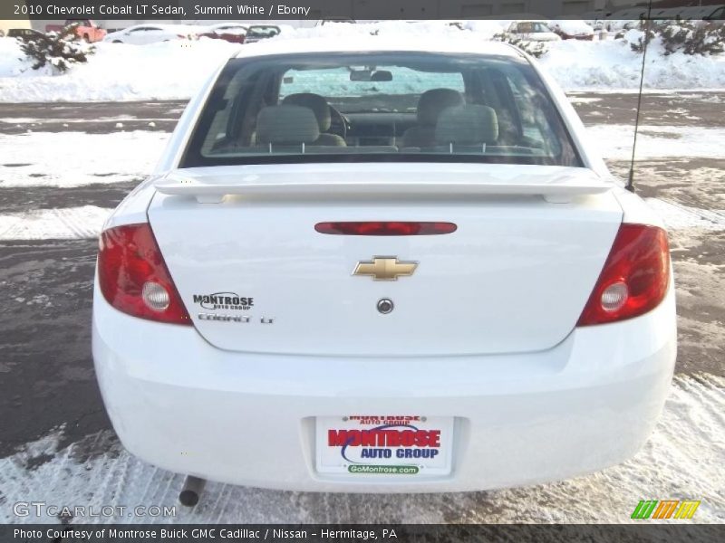 Summit White / Ebony 2010 Chevrolet Cobalt LT Sedan
