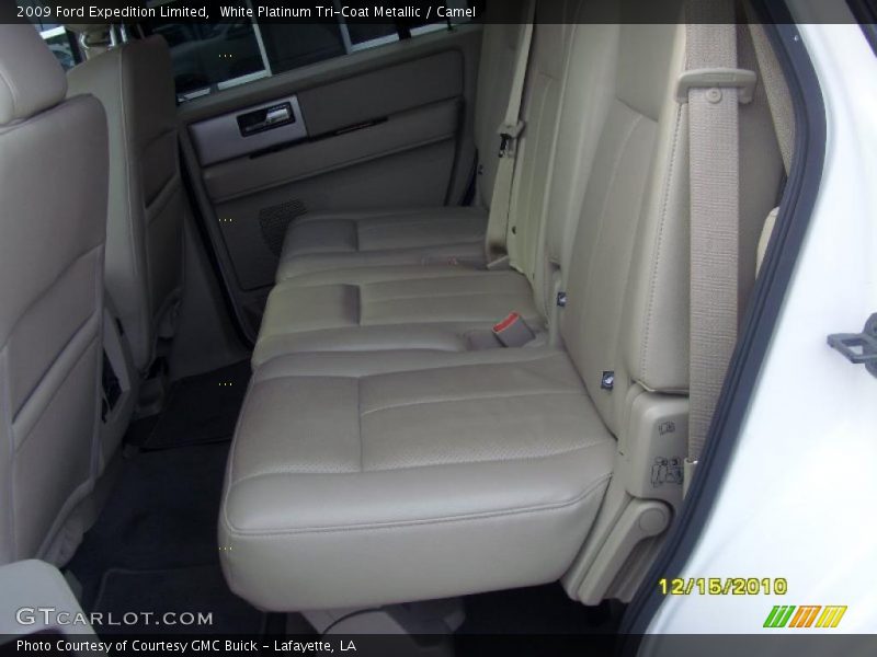 White Platinum Tri-Coat Metallic / Camel 2009 Ford Expedition Limited