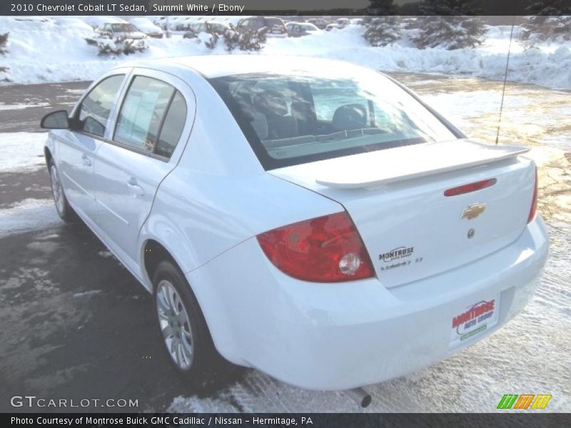 Summit White / Ebony 2010 Chevrolet Cobalt LT Sedan