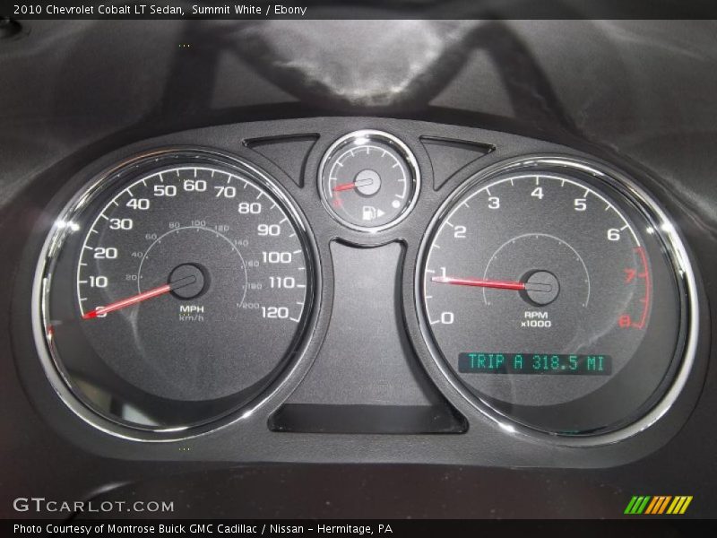 Summit White / Ebony 2010 Chevrolet Cobalt LT Sedan