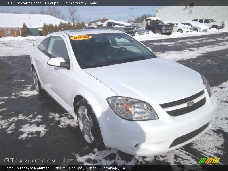 Summit White / Ebony 2010 Chevrolet Cobalt LT Coupe