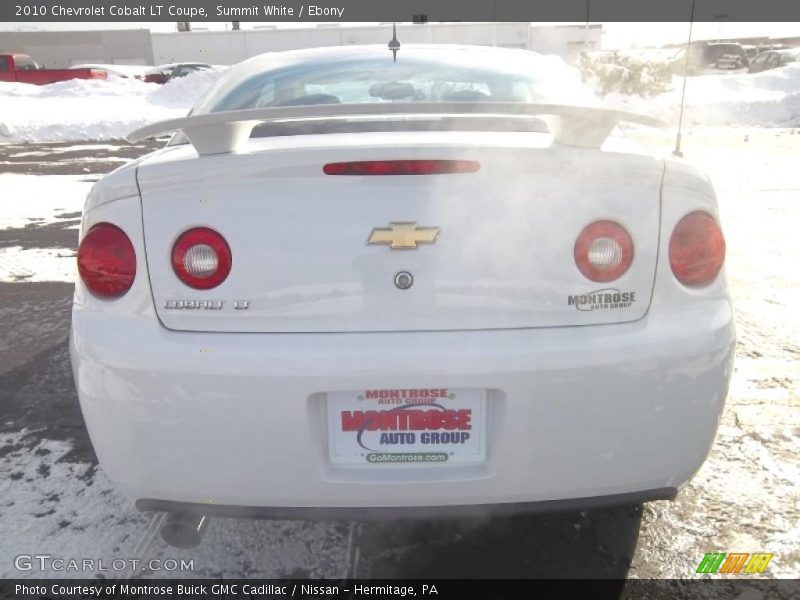 Summit White / Ebony 2010 Chevrolet Cobalt LT Coupe