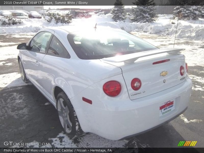 Summit White / Ebony 2010 Chevrolet Cobalt LT Coupe