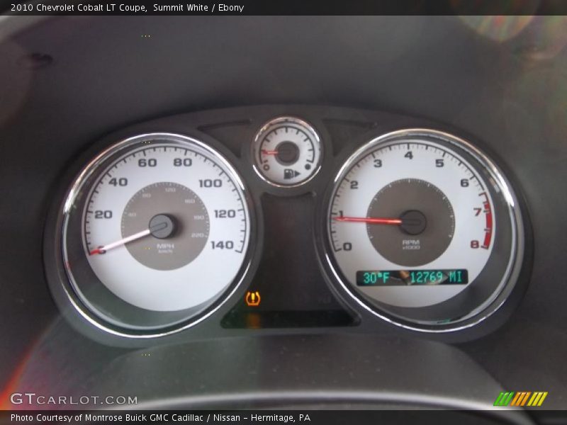  2010 Cobalt LT Coupe LT Coupe Gauges