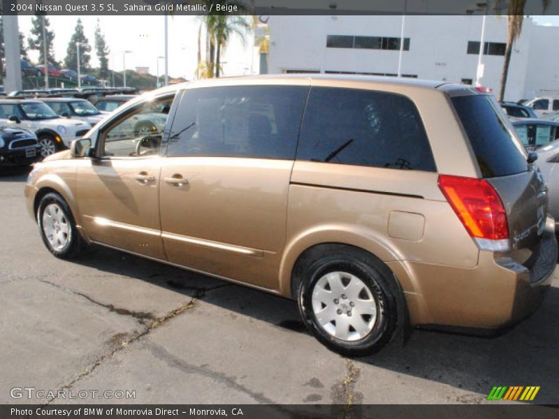 Sahara Gold Metallic / Beige 2004 Nissan Quest 3.5 SL