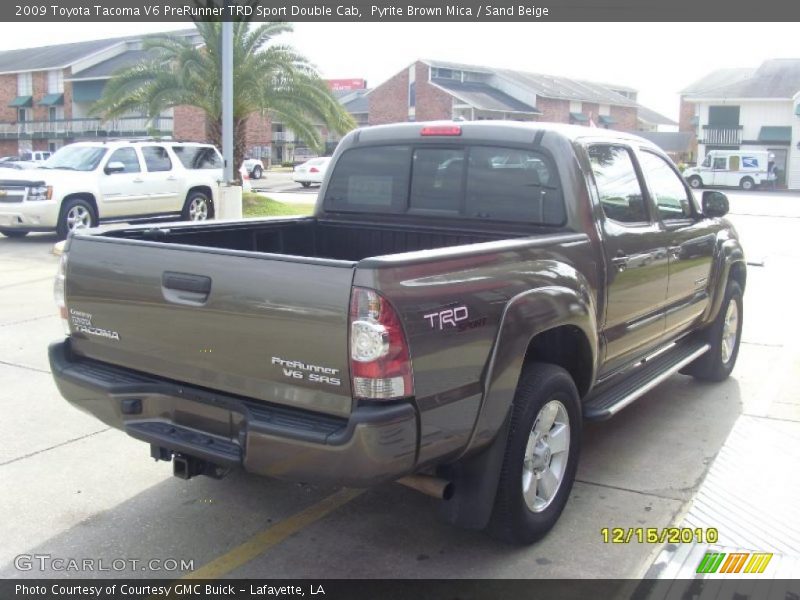 Pyrite Brown Mica / Sand Beige 2009 Toyota Tacoma V6 PreRunner TRD Sport Double Cab