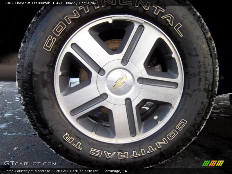 Black / Light Gray 2007 Chevrolet TrailBlazer LT 4x4