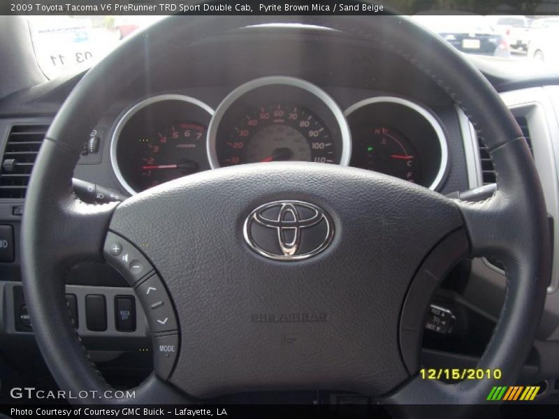 Pyrite Brown Mica / Sand Beige 2009 Toyota Tacoma V6 PreRunner TRD Sport Double Cab