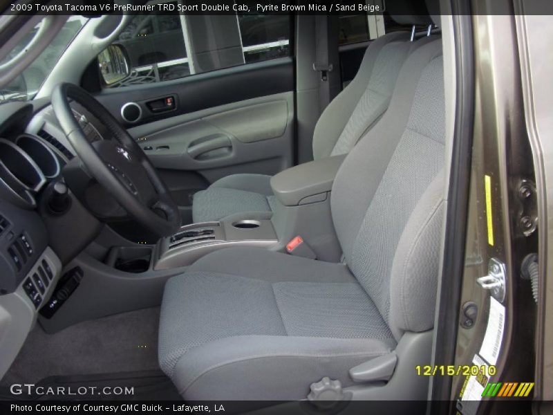 Pyrite Brown Mica / Sand Beige 2009 Toyota Tacoma V6 PreRunner TRD Sport Double Cab