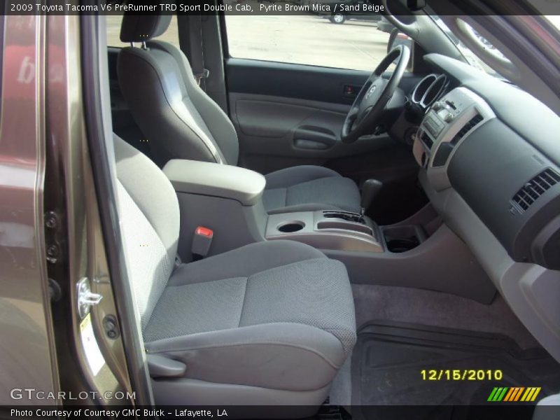 Pyrite Brown Mica / Sand Beige 2009 Toyota Tacoma V6 PreRunner TRD Sport Double Cab