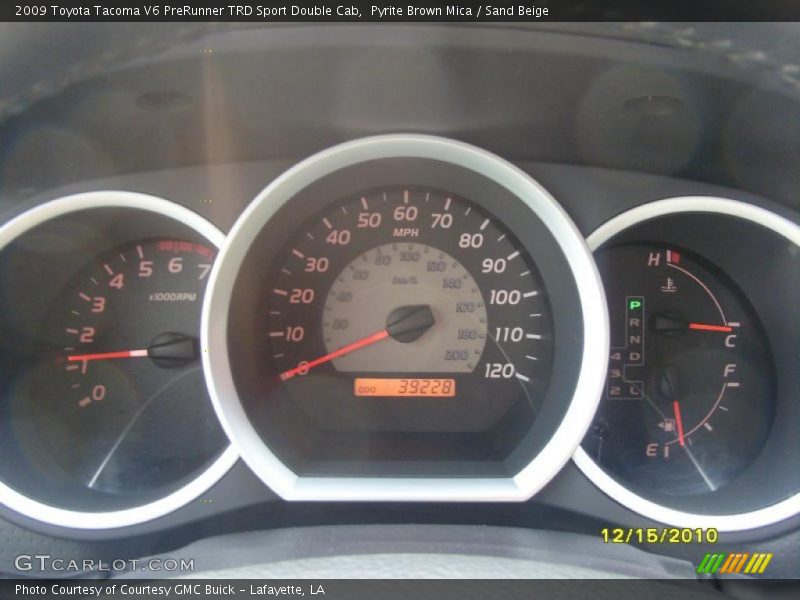 Pyrite Brown Mica / Sand Beige 2009 Toyota Tacoma V6 PreRunner TRD Sport Double Cab