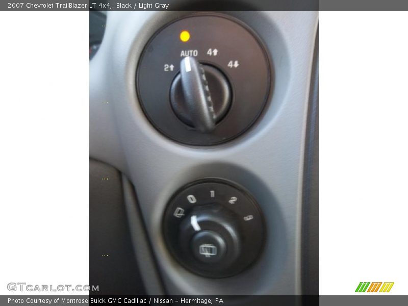 Black / Light Gray 2007 Chevrolet TrailBlazer LT 4x4