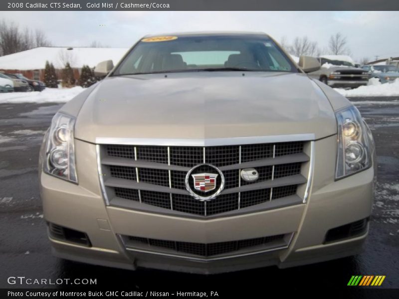 Gold Mist / Cashmere/Cocoa 2008 Cadillac CTS Sedan