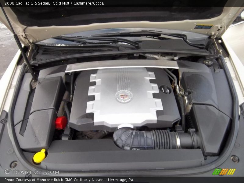 Gold Mist / Cashmere/Cocoa 2008 Cadillac CTS Sedan