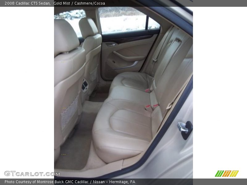 Gold Mist / Cashmere/Cocoa 2008 Cadillac CTS Sedan