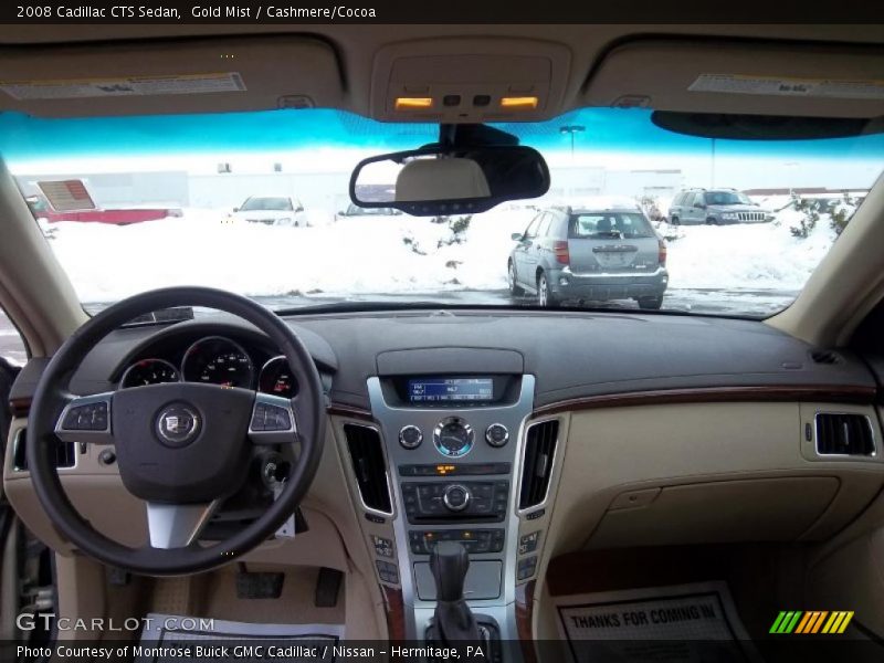 Gold Mist / Cashmere/Cocoa 2008 Cadillac CTS Sedan