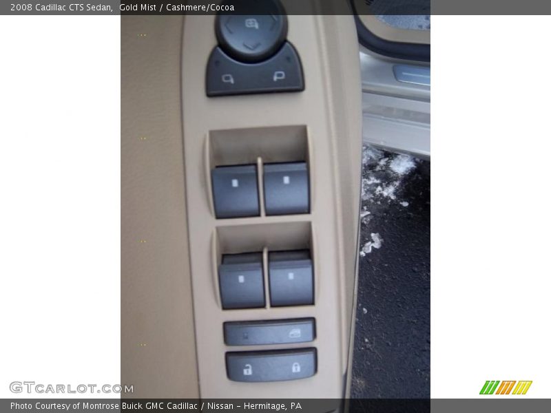 Gold Mist / Cashmere/Cocoa 2008 Cadillac CTS Sedan