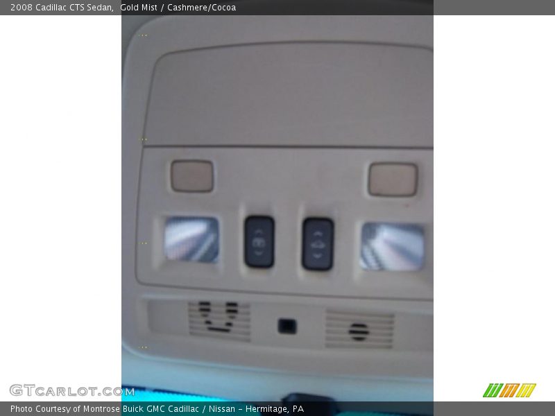 Gold Mist / Cashmere/Cocoa 2008 Cadillac CTS Sedan