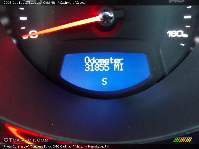 Gold Mist / Cashmere/Cocoa 2008 Cadillac CTS Sedan