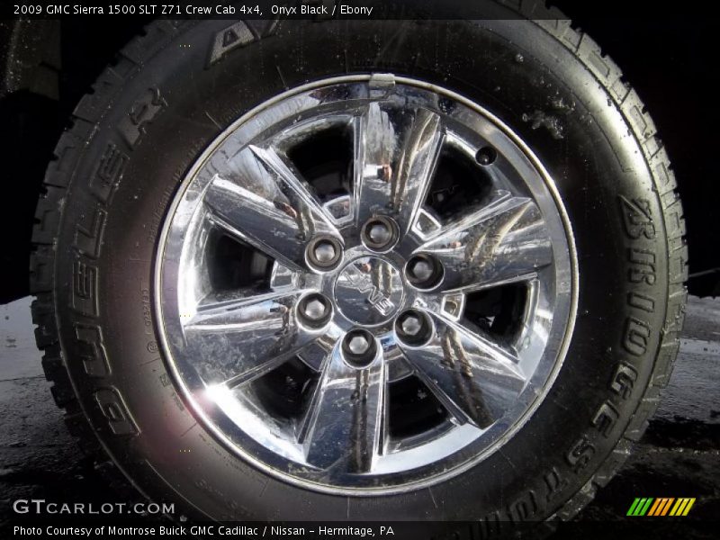  2009 Sierra 1500 SLT Z71 Crew Cab 4x4 Wheel