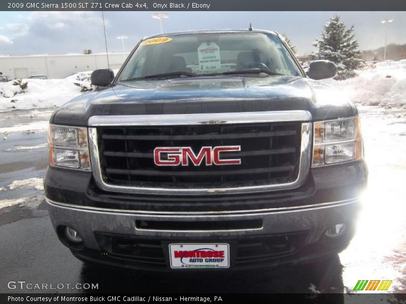 Onyx Black / Ebony 2009 GMC Sierra 1500 SLT Z71 Crew Cab 4x4