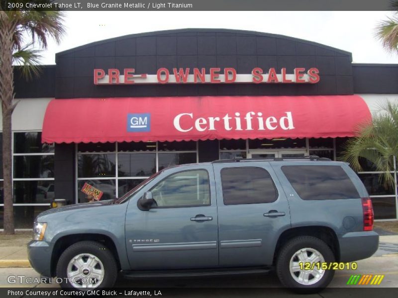 Blue Granite Metallic / Light Titanium 2009 Chevrolet Tahoe LT