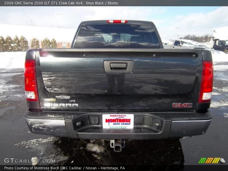 Onyx Black / Ebony 2009 GMC Sierra 1500 SLT Z71 Crew Cab 4x4