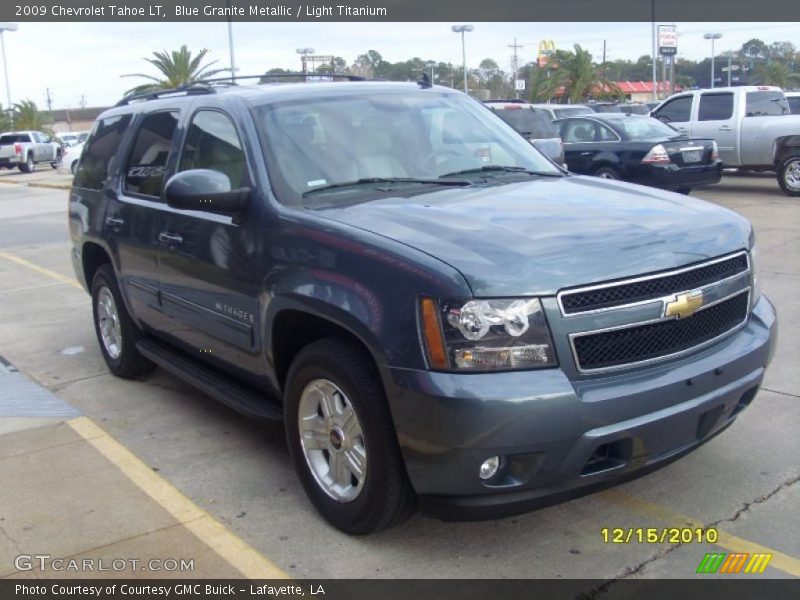 Blue Granite Metallic / Light Titanium 2009 Chevrolet Tahoe LT
