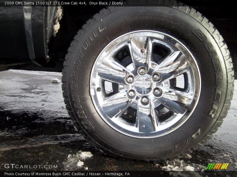  2009 Sierra 1500 SLT Z71 Crew Cab 4x4 Wheel