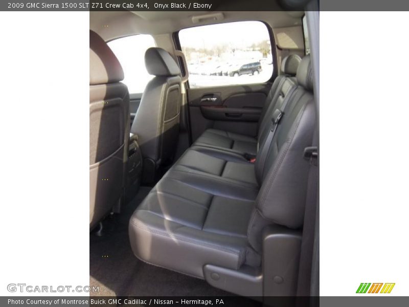 Onyx Black / Ebony 2009 GMC Sierra 1500 SLT Z71 Crew Cab 4x4