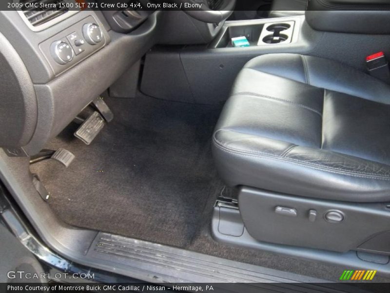 Onyx Black / Ebony 2009 GMC Sierra 1500 SLT Z71 Crew Cab 4x4