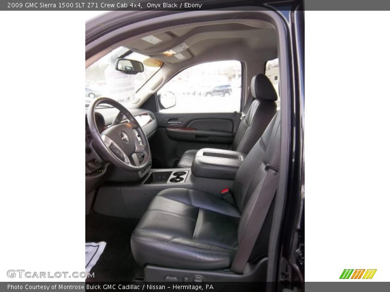 Onyx Black / Ebony 2009 GMC Sierra 1500 SLT Z71 Crew Cab 4x4