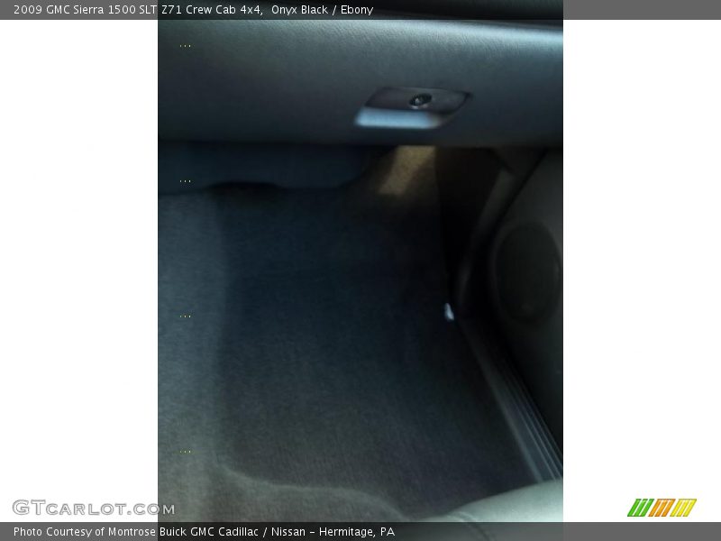 Onyx Black / Ebony 2009 GMC Sierra 1500 SLT Z71 Crew Cab 4x4