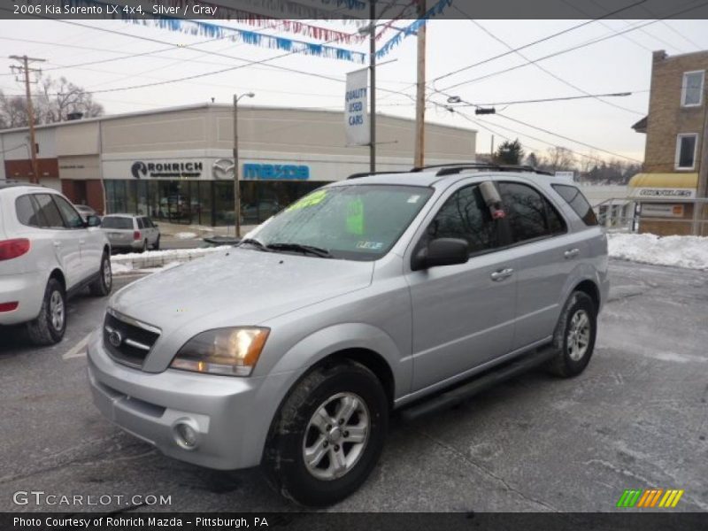 Silver / Gray 2006 Kia Sorento LX 4x4