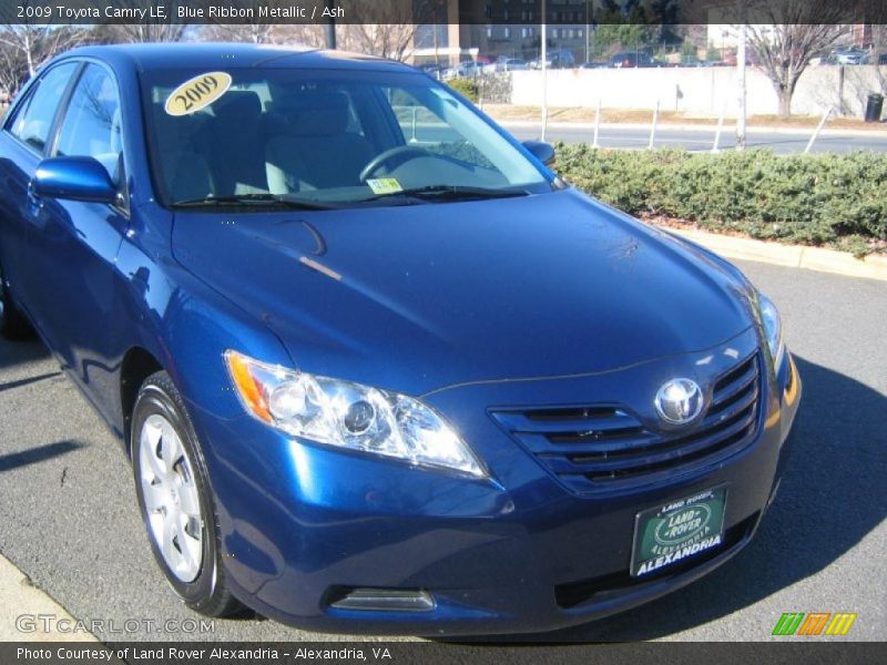 Blue Ribbon Metallic / Ash 2009 Toyota Camry LE