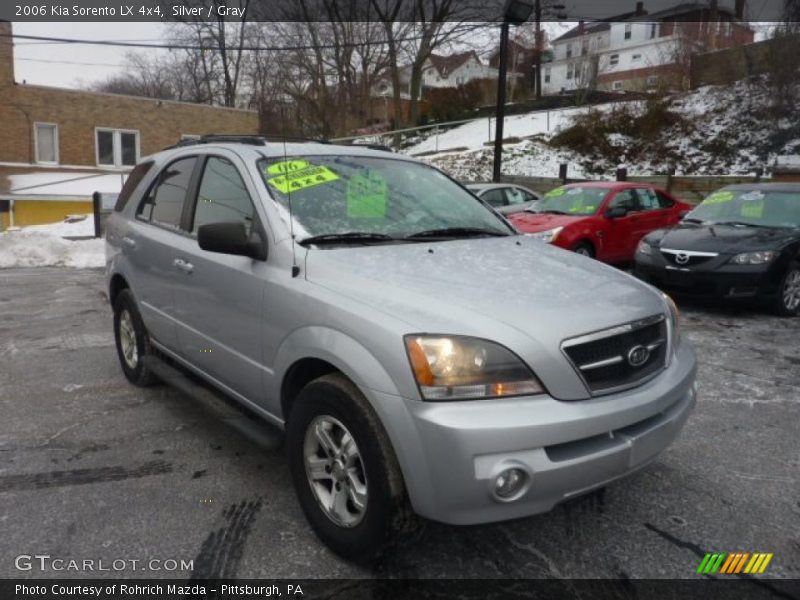 Silver / Gray 2006 Kia Sorento LX 4x4