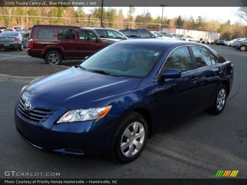 Blue Ribbon Metallic / Ash 2009 Toyota Camry LE