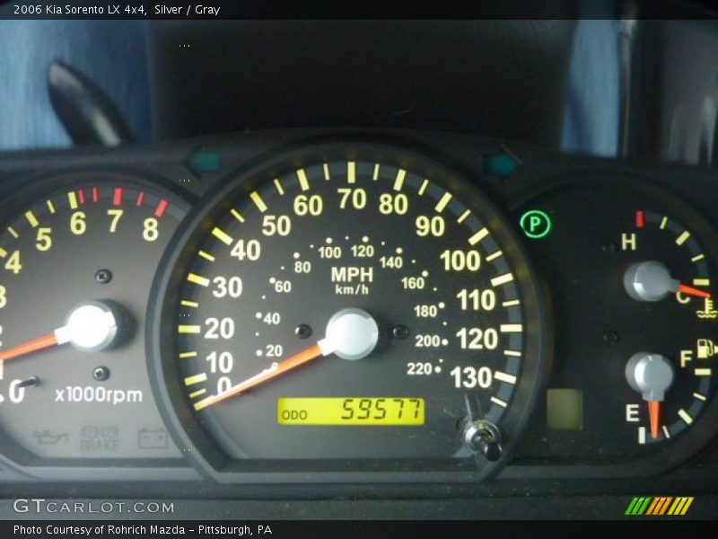 Silver / Gray 2006 Kia Sorento LX 4x4