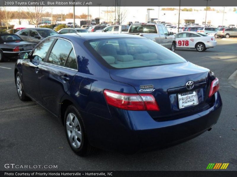 Blue Ribbon Metallic / Ash 2009 Toyota Camry LE