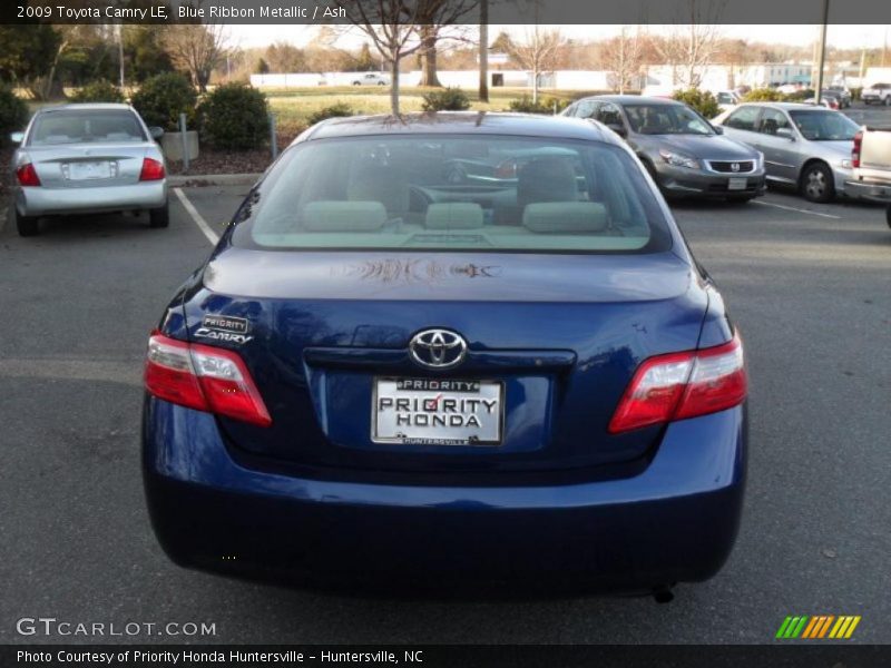 Blue Ribbon Metallic / Ash 2009 Toyota Camry LE