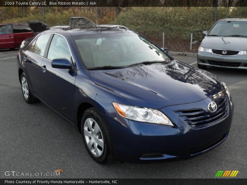 Blue Ribbon Metallic / Ash 2009 Toyota Camry LE