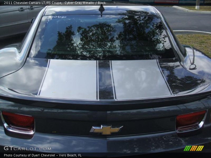 Cyber Gray Metallic / Black 2011 Chevrolet Camaro LT/RS Coupe