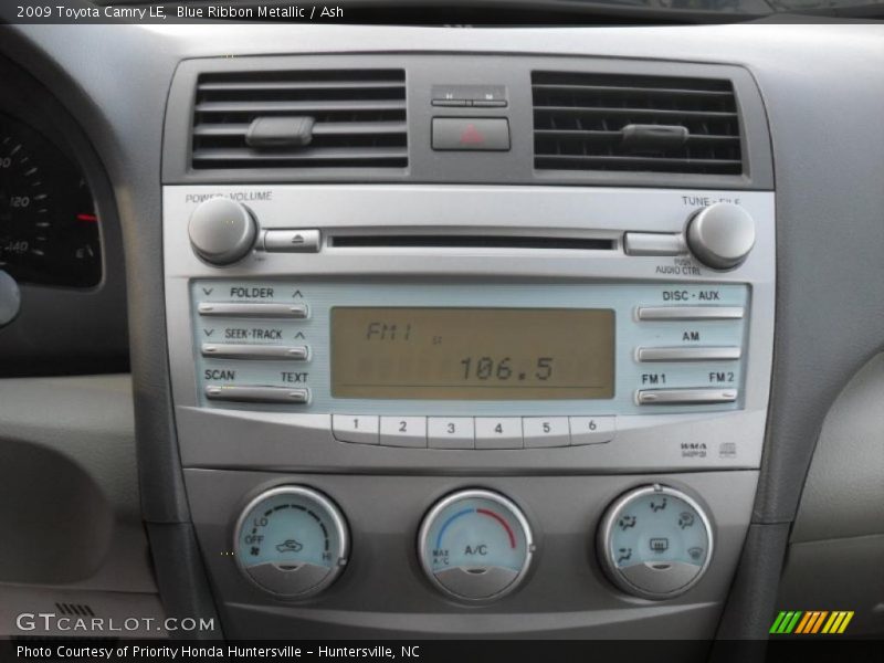 Blue Ribbon Metallic / Ash 2009 Toyota Camry LE