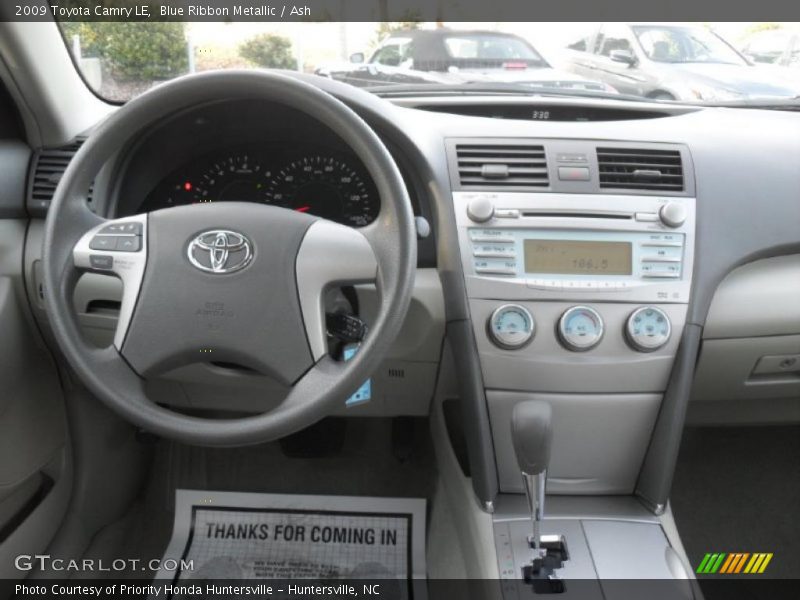 Blue Ribbon Metallic / Ash 2009 Toyota Camry LE