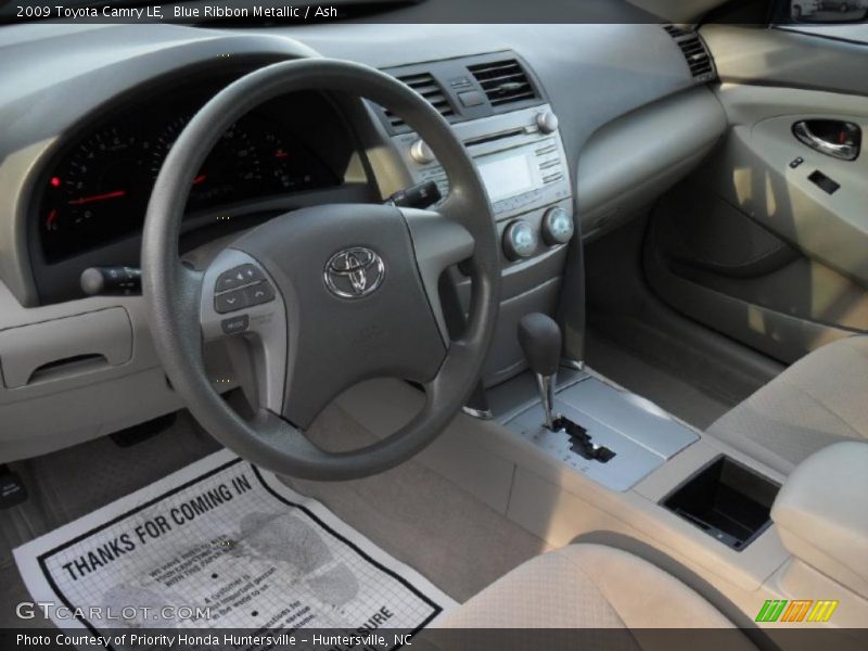 Blue Ribbon Metallic / Ash 2009 Toyota Camry LE