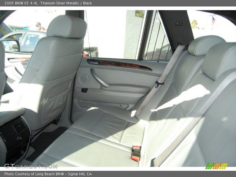 Titanium Silver Metallic / Black 2005 BMW X5 4.4i