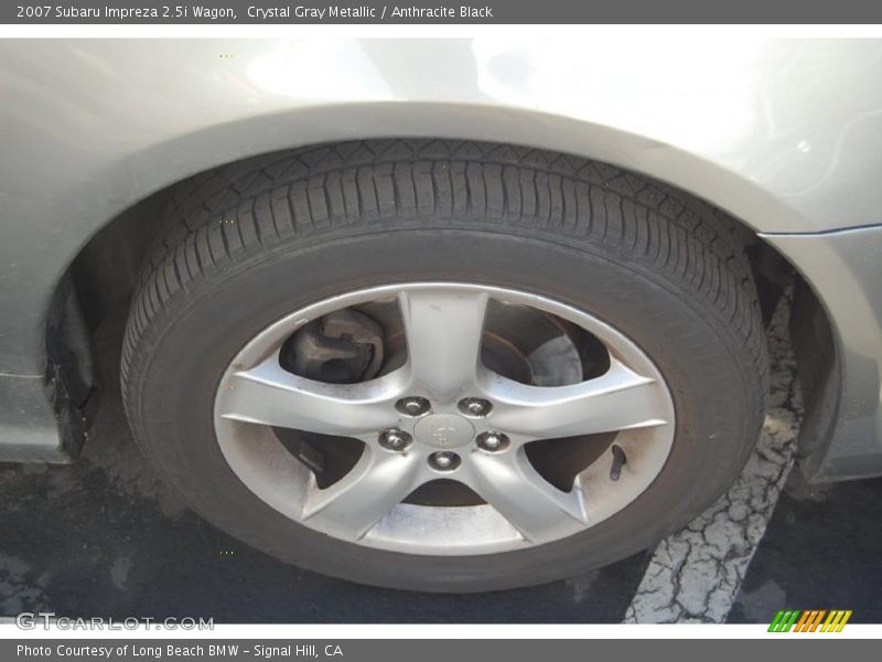 Crystal Gray Metallic / Anthracite Black 2007 Subaru Impreza 2.5i Wagon