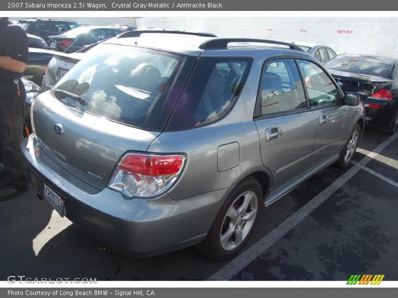 Crystal Gray Metallic / Anthracite Black 2007 Subaru Impreza 2.5i Wagon