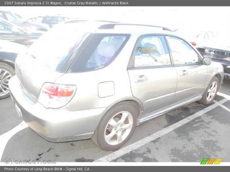 Crystal Gray Metallic / Anthracite Black 2007 Subaru Impreza 2.5i Wagon